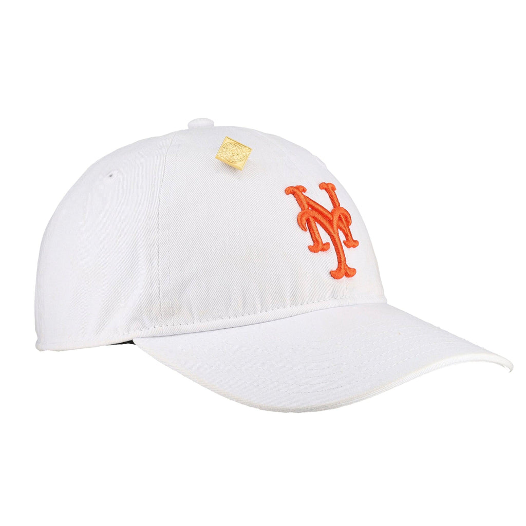 New York Mets New Era 9Twenty Dad Hat (White Orange)