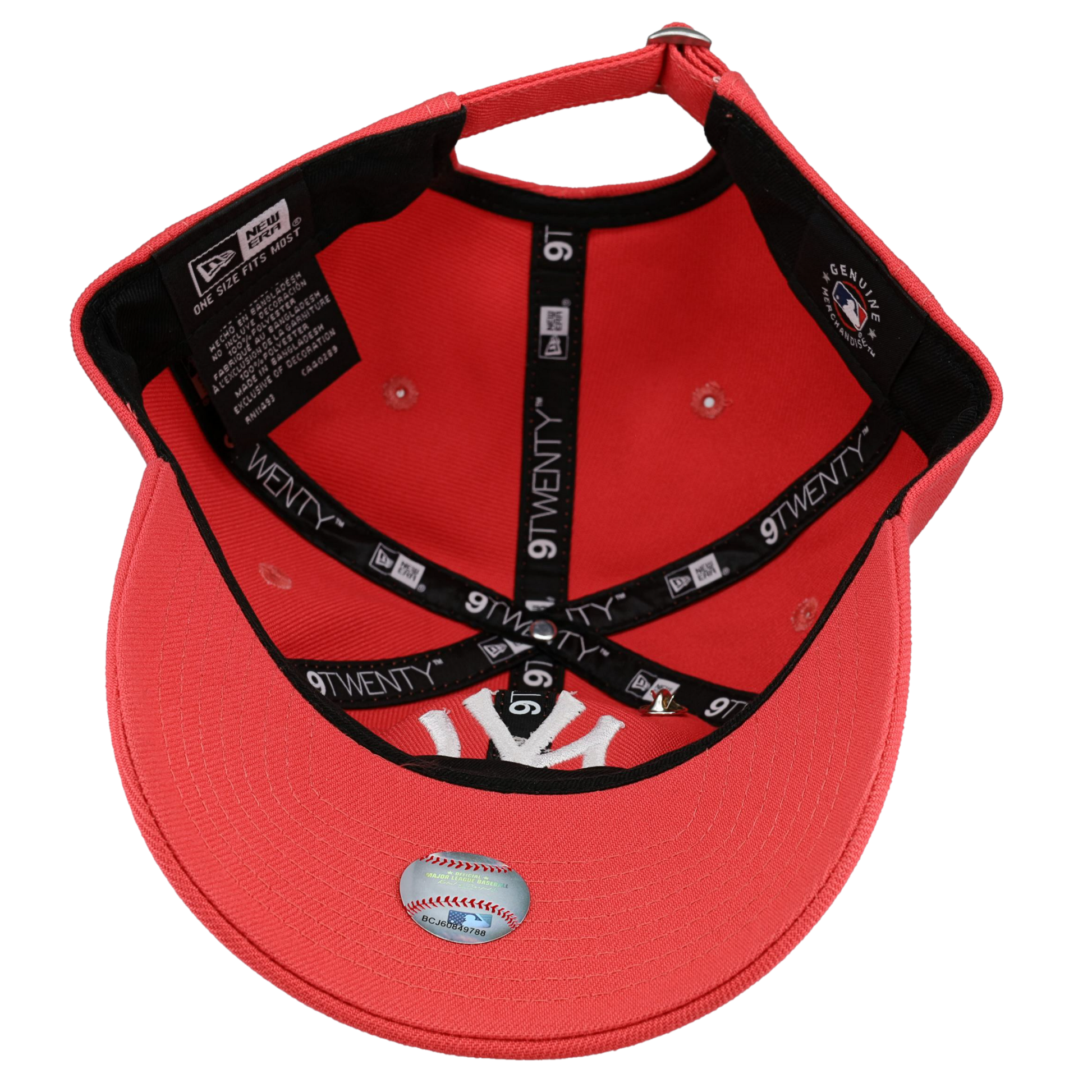 New York Yankees New Era 9Twenty Adjustable Hat (Coral)