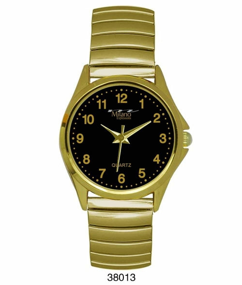 Women's Easy Read White Dial Stretch Steel Slim Watch