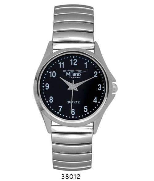 Women's Easy Read White Dial Stretch Steel Slim Watch