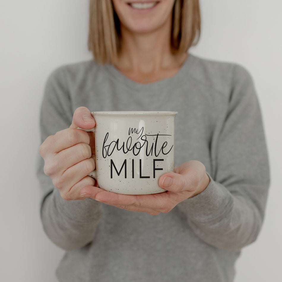 Funny MILF Mug 14.5oz Ceramic Coffee Mug Cheeky Mom In Love With Fall
