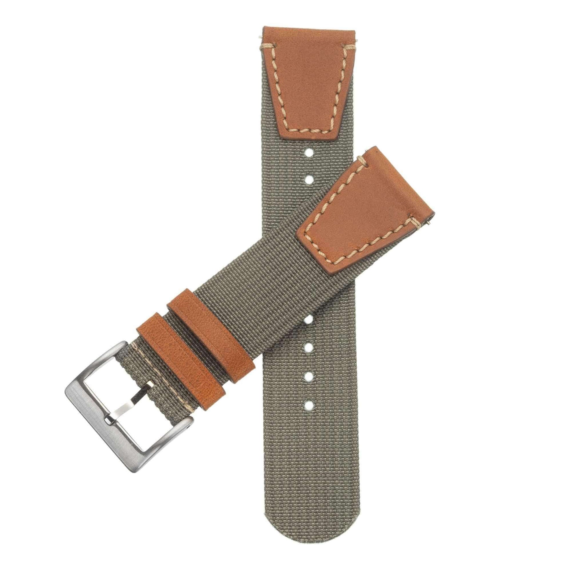 Eco-Friendly Military Grey Two Piece Strap