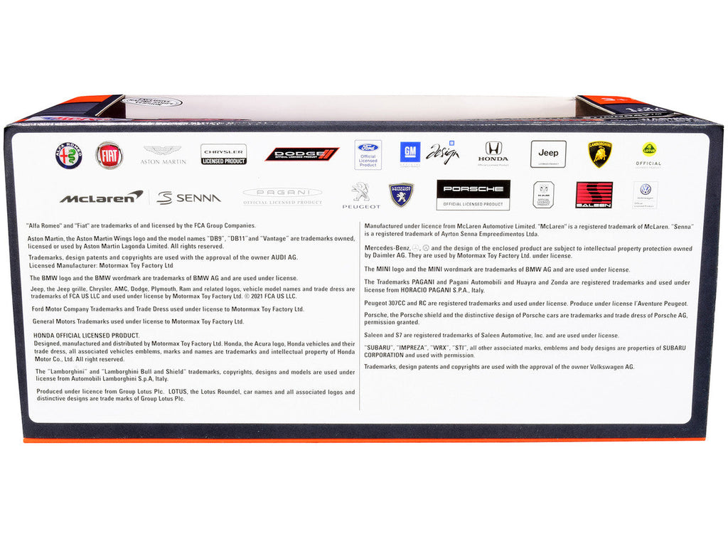 2020 Chevrolet Corvette C8 Stingray Blue with Silver Racing Stripes "Timeless Legends" 1/24 Diecast Model Car by Motormax