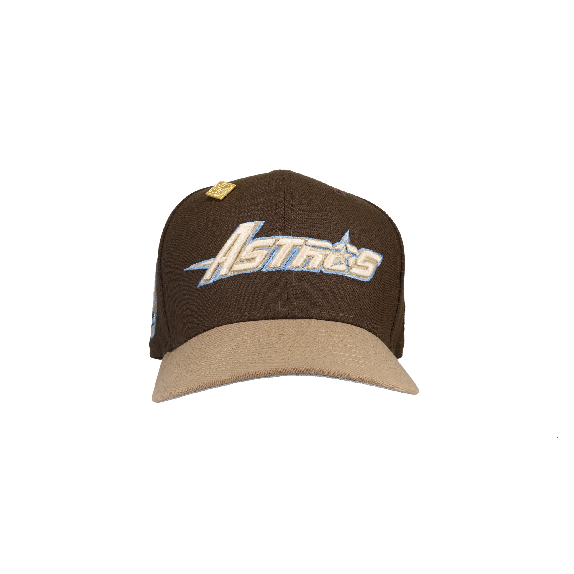 Houston Astros Script 35 Great Years Walnut/Khaki Fitted Hat