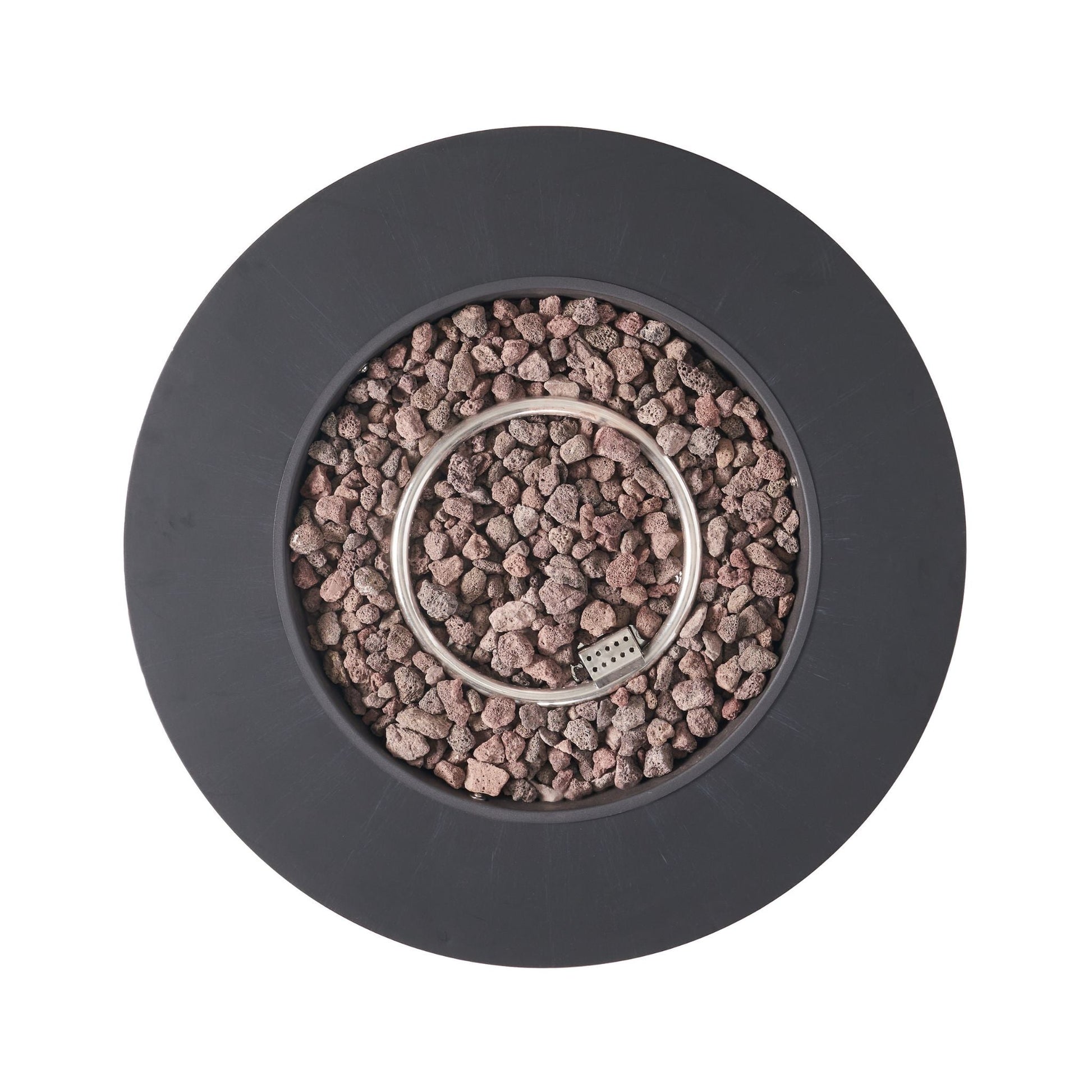 Alora Modern 32-Inch 40K BTU Round Iron Propane Fire Pit (SAK29102)