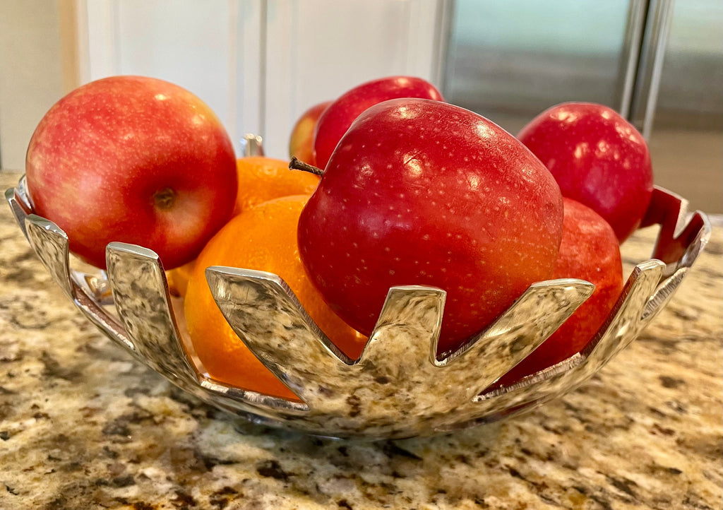 Modern Wooden Fruit And Bread Tray Handcrafted Decorative Bowl For Kitchen