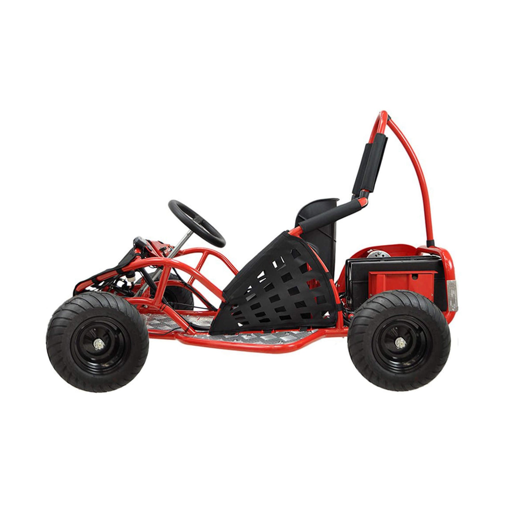 MotoTec 1000W 48V/12AH Electric Off-Road Go Kart, Red (SAK69514)