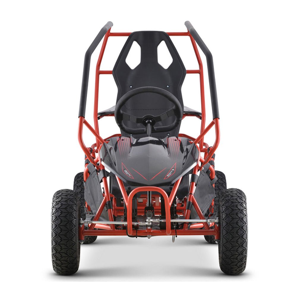 MotoTec Maverick 36V/36AH Red Electric Battery Powered Go Kart, 1000W (SAK85741)