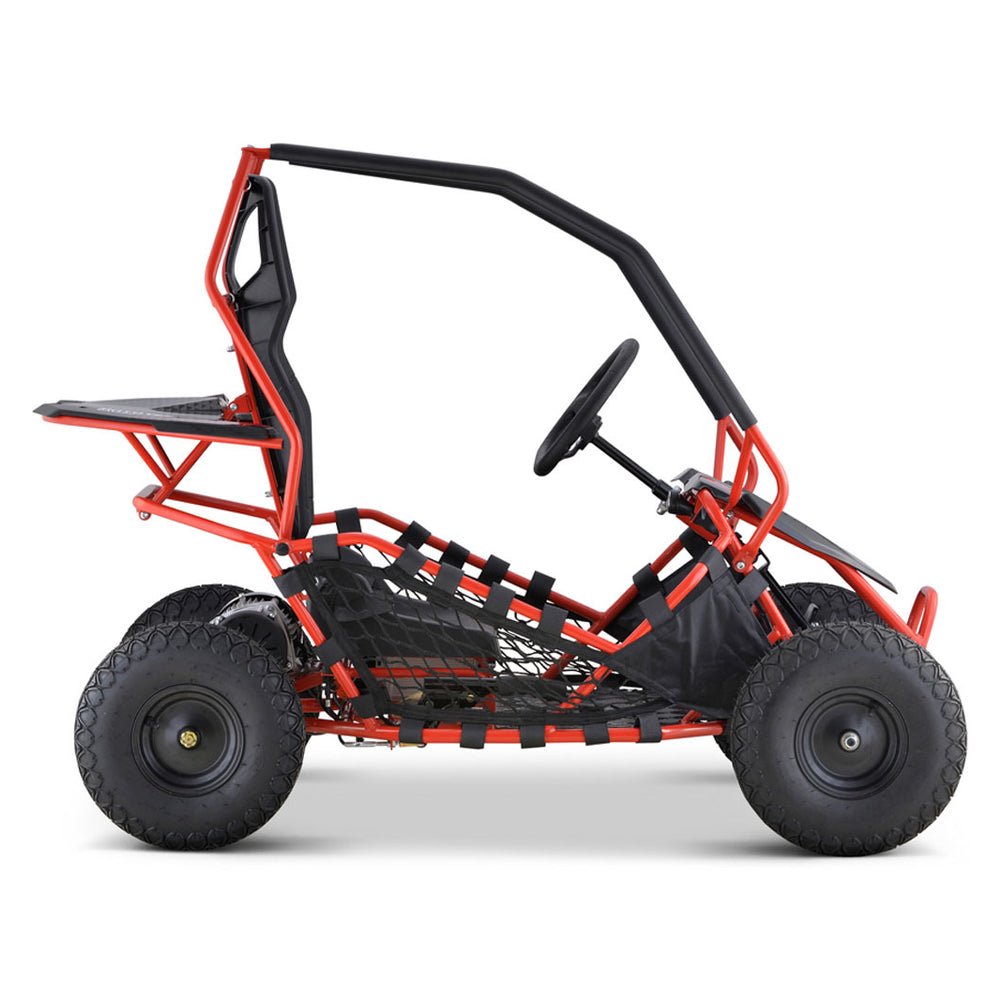 MotoTec Maverick 36V/36AH Red Electric Battery Powered Go Kart, 1000W (SAK85741)
