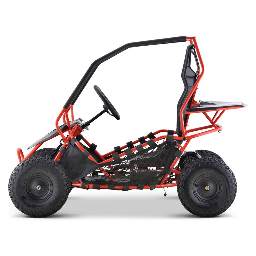 MotoTec Maverick 36V/36AH Red Electric Battery Powered Go Kart, 1000W (SAK85741)