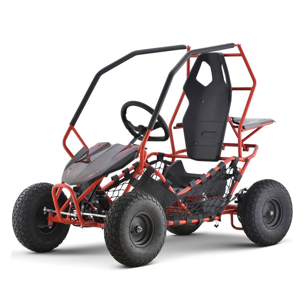 MotoTec Maverick 36V/36AH Red Electric Battery Powered Go Kart, 1000W (SAK85741)