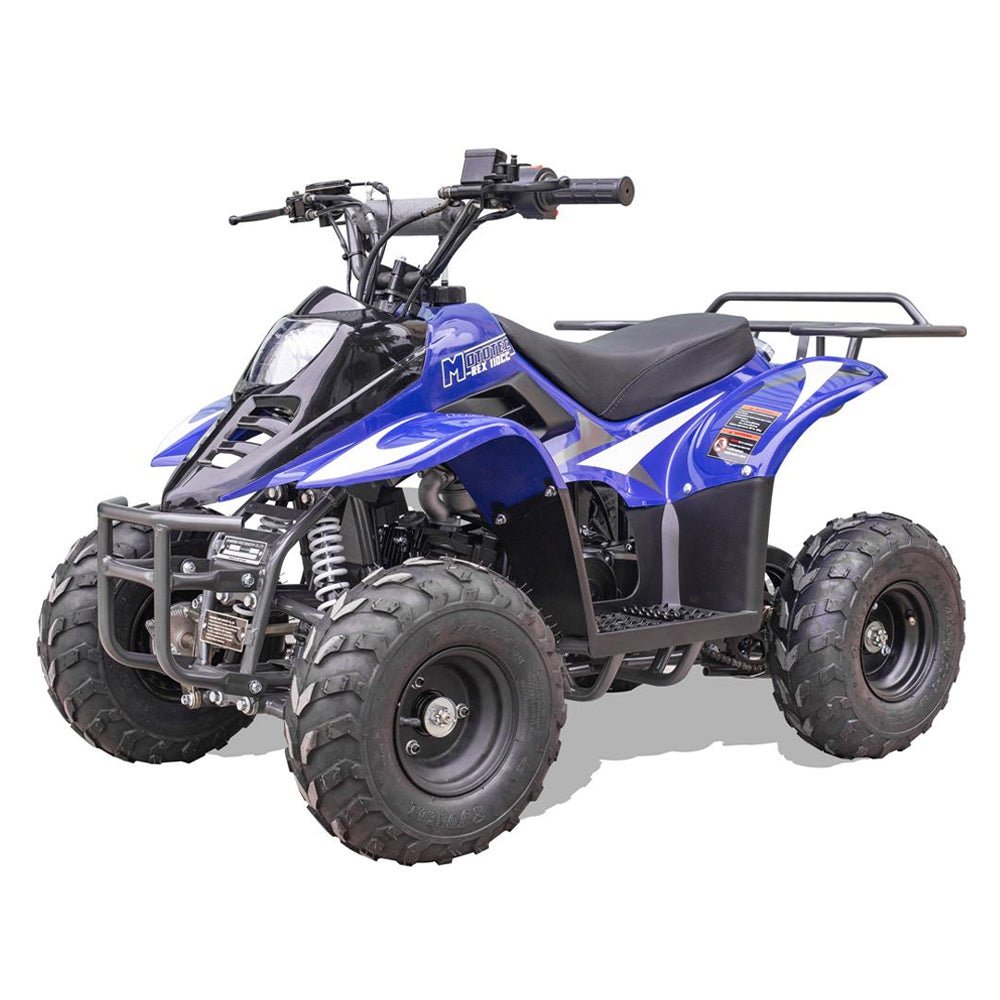 MotoTec Rex 110CC 4-Stroke Mini Kids 4 Wheeler Gas ATV Quad, Blue (SAK78052)