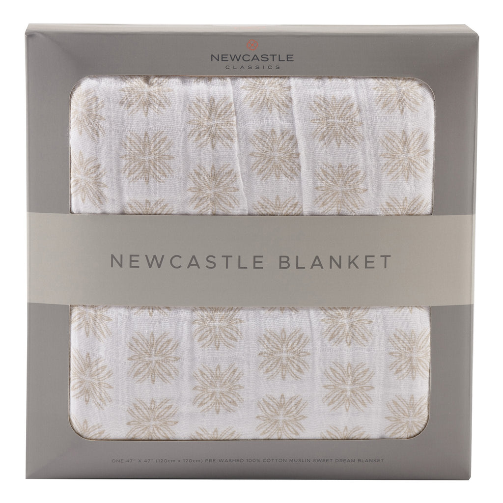 Muslin Baby Blanket 100 Percent Cotton Soft Breathable