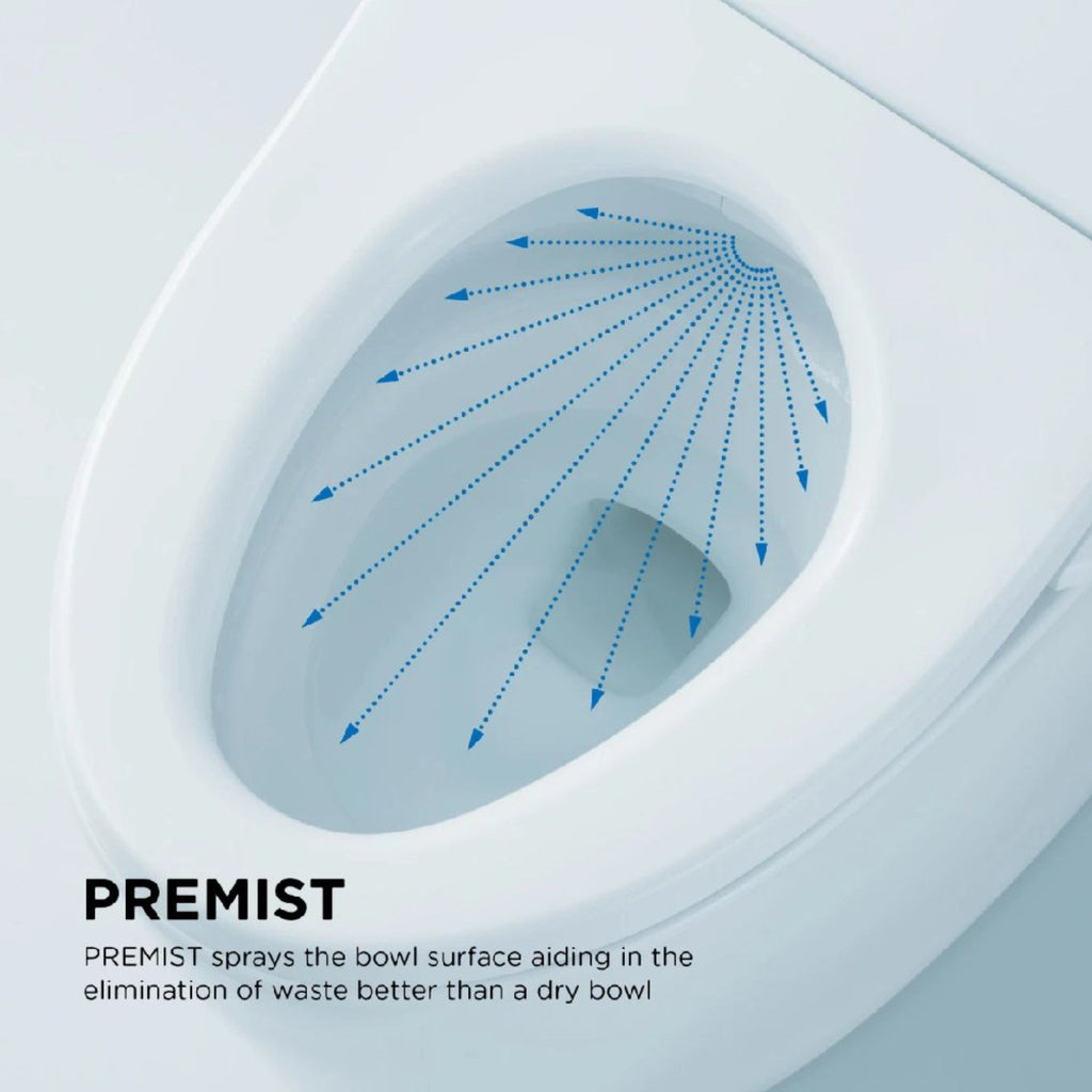 [MW4543084CEFG#01] TOTO Drake II 1.28 GPF With Washlet C5 Elongated Soft Close Bidet Toilet (SAK96315)