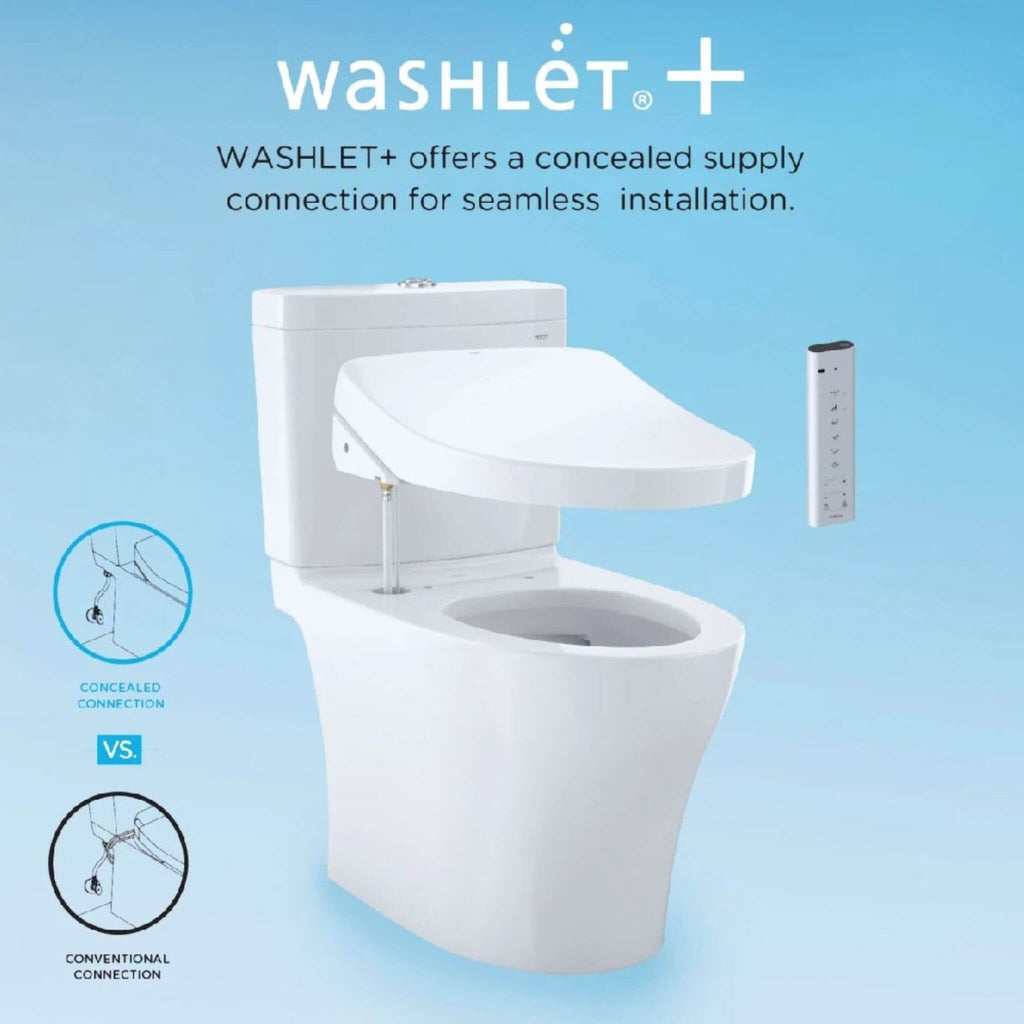 [MW6043074CUFG#01] TOTO Ultramax II Washlet C2 And 1.0 GPF One Piece Toilet Elongated Bidet Toilet (SAK30214)