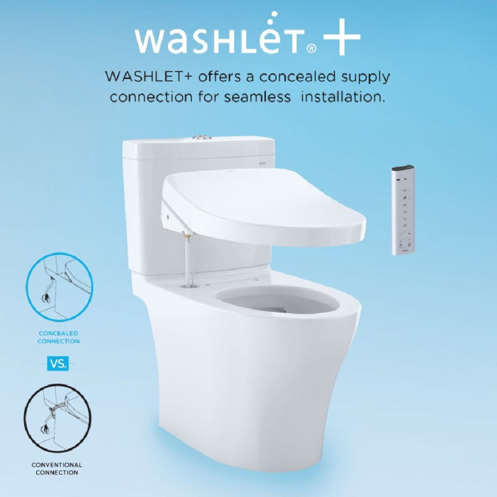 [MW6243084CEFG#01] TOTO Legato Washlet C5 Bidet Seat With 1.28 GPF One Piece Elongated Toilet (SAK78521)