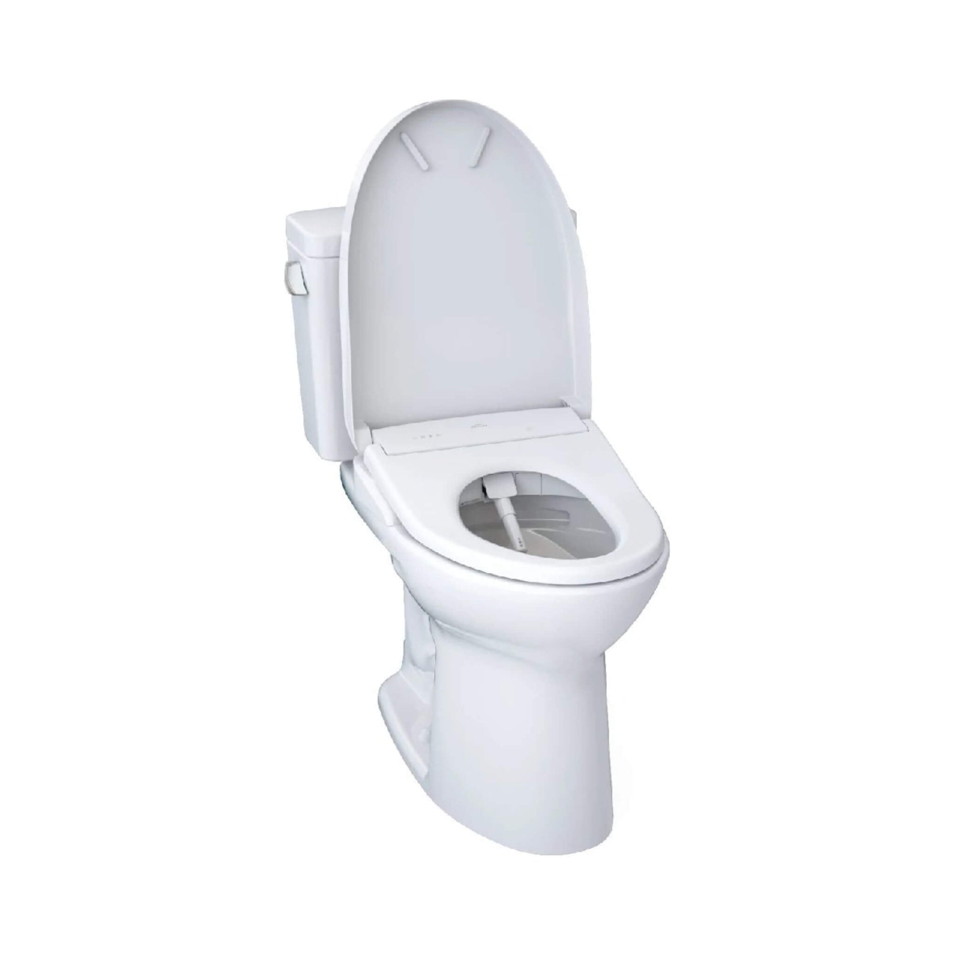 [MW7764736CSFGA.10#01] TOTO Drake 1.6 GPF Universal Height Toilet With Washlet S7A Auto Open Bidet Seat (SAK52849)
