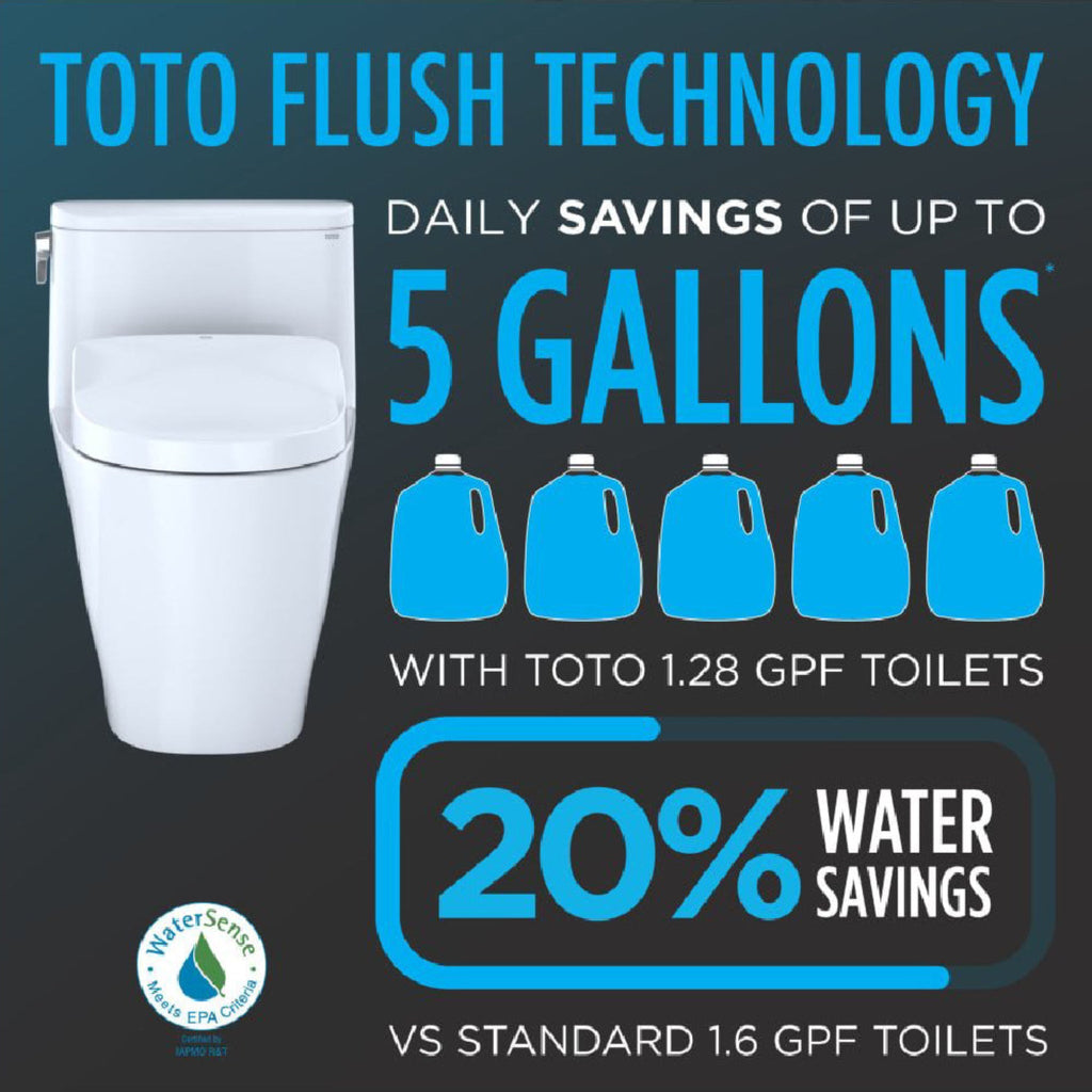 [MW7764736CSG#01] TOTO Drake 1.6 GPF RH Washlet Elongated Bidet Toilet Seat With S7A Auto Open/Close Bidet Seat (SAK75906)