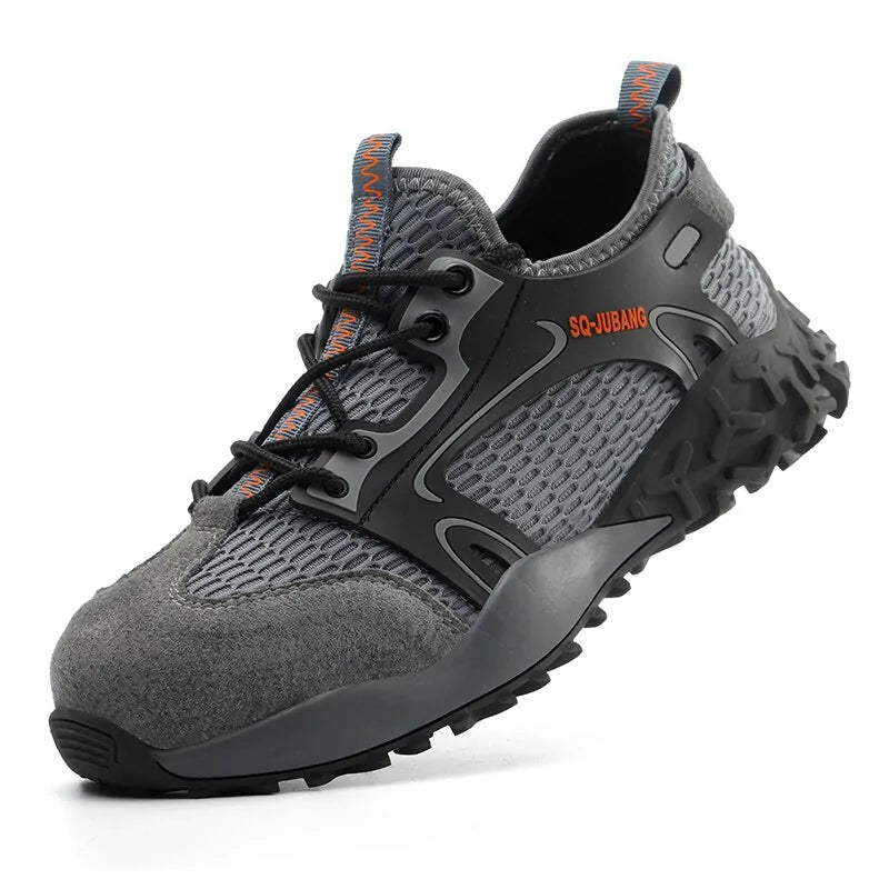 Steel Toe Anti-Collision Breathable Safety Work Boots