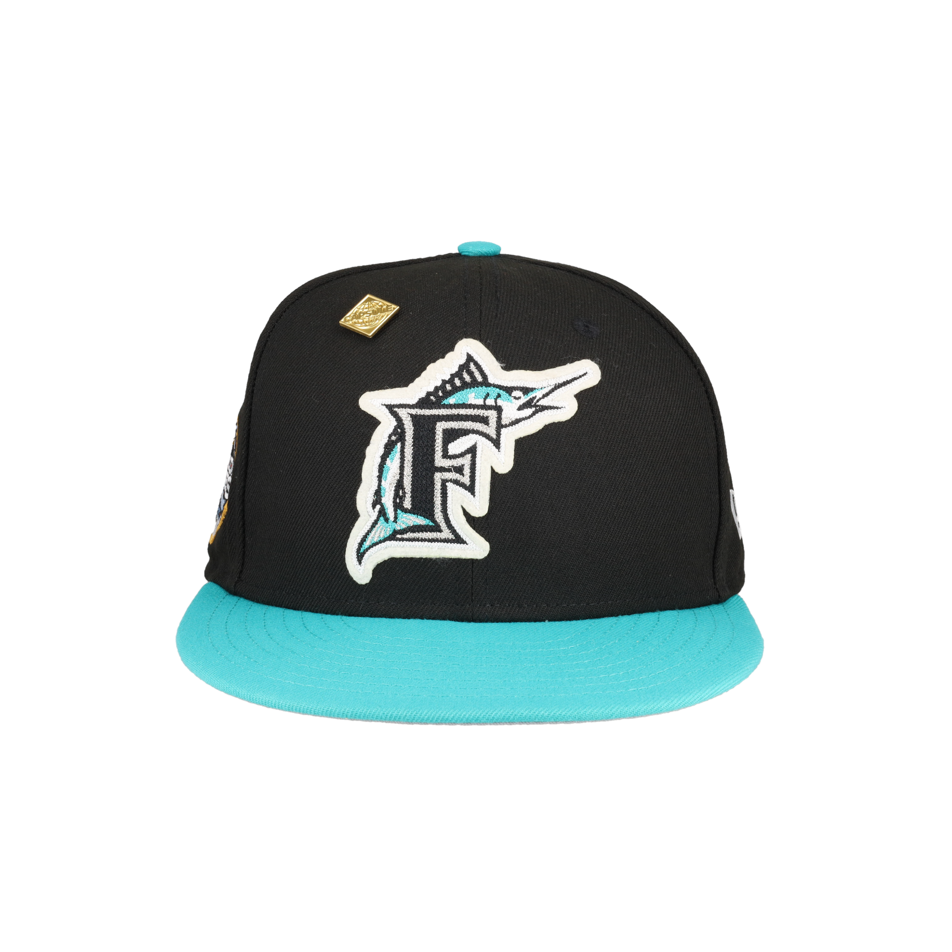 Florida Marlins Letterman Collection 59Fifty Fitted Hat