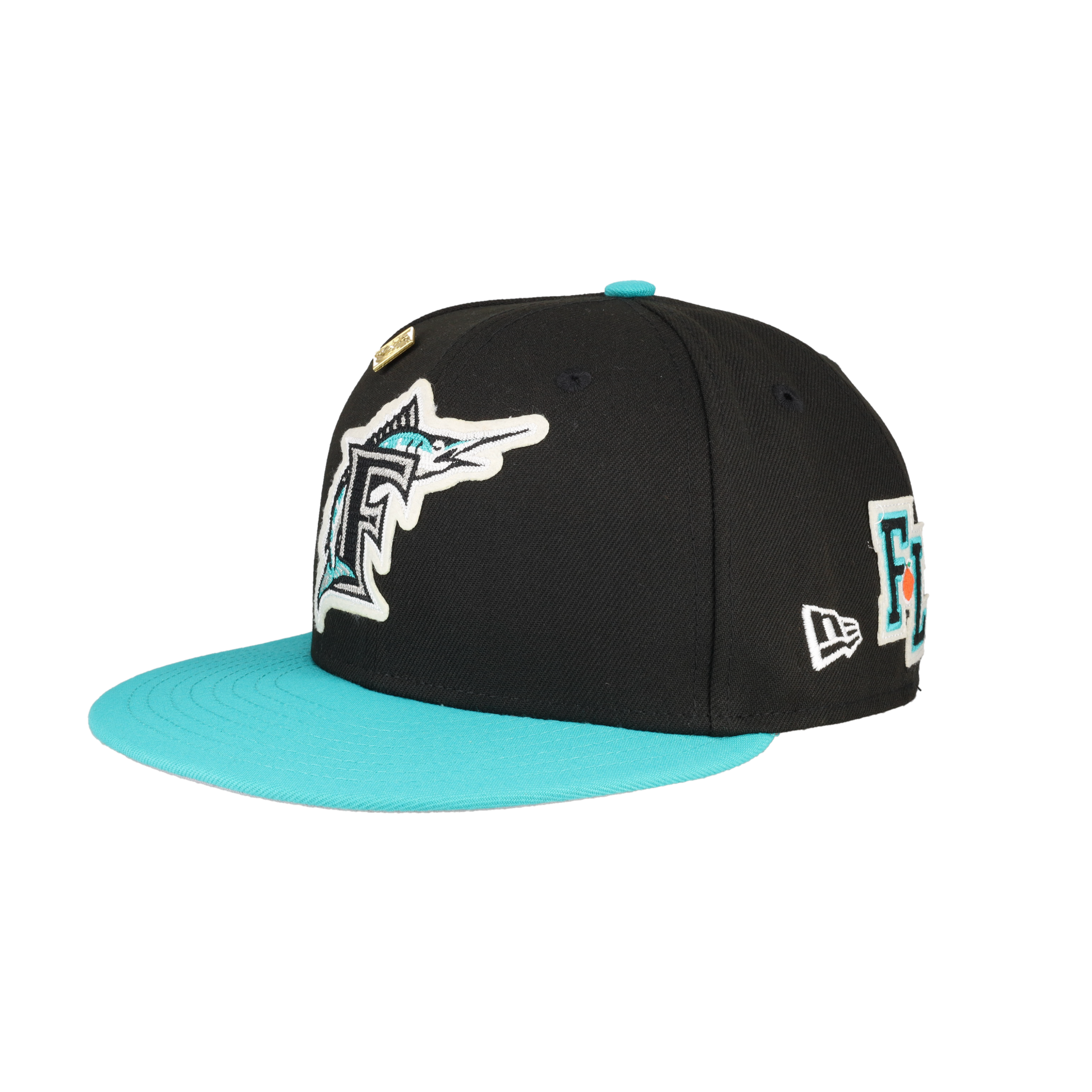 Florida Marlins Letterman Collection 59Fifty Fitted Hat