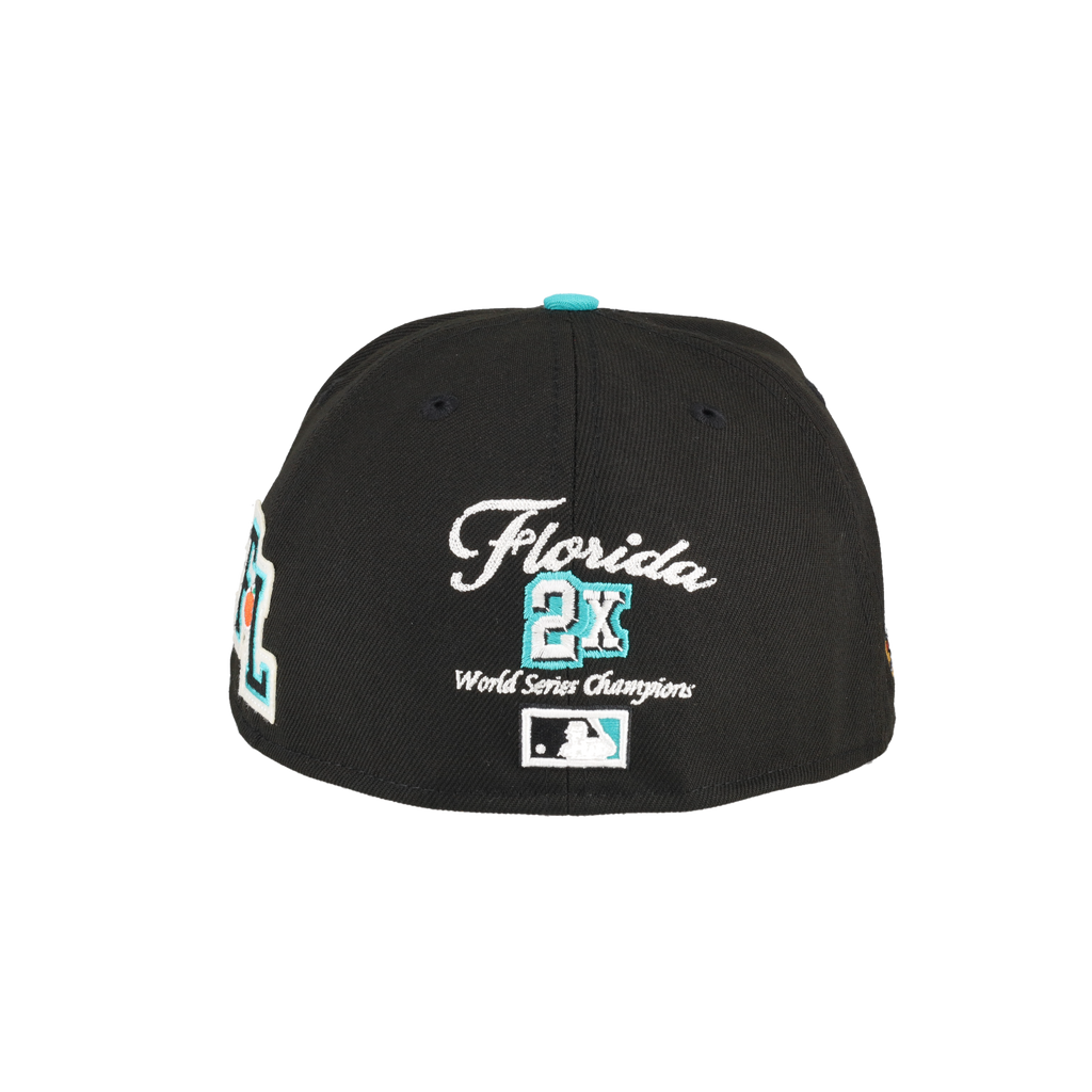 Florida Marlins Letterman Collection 59Fifty Fitted Hat