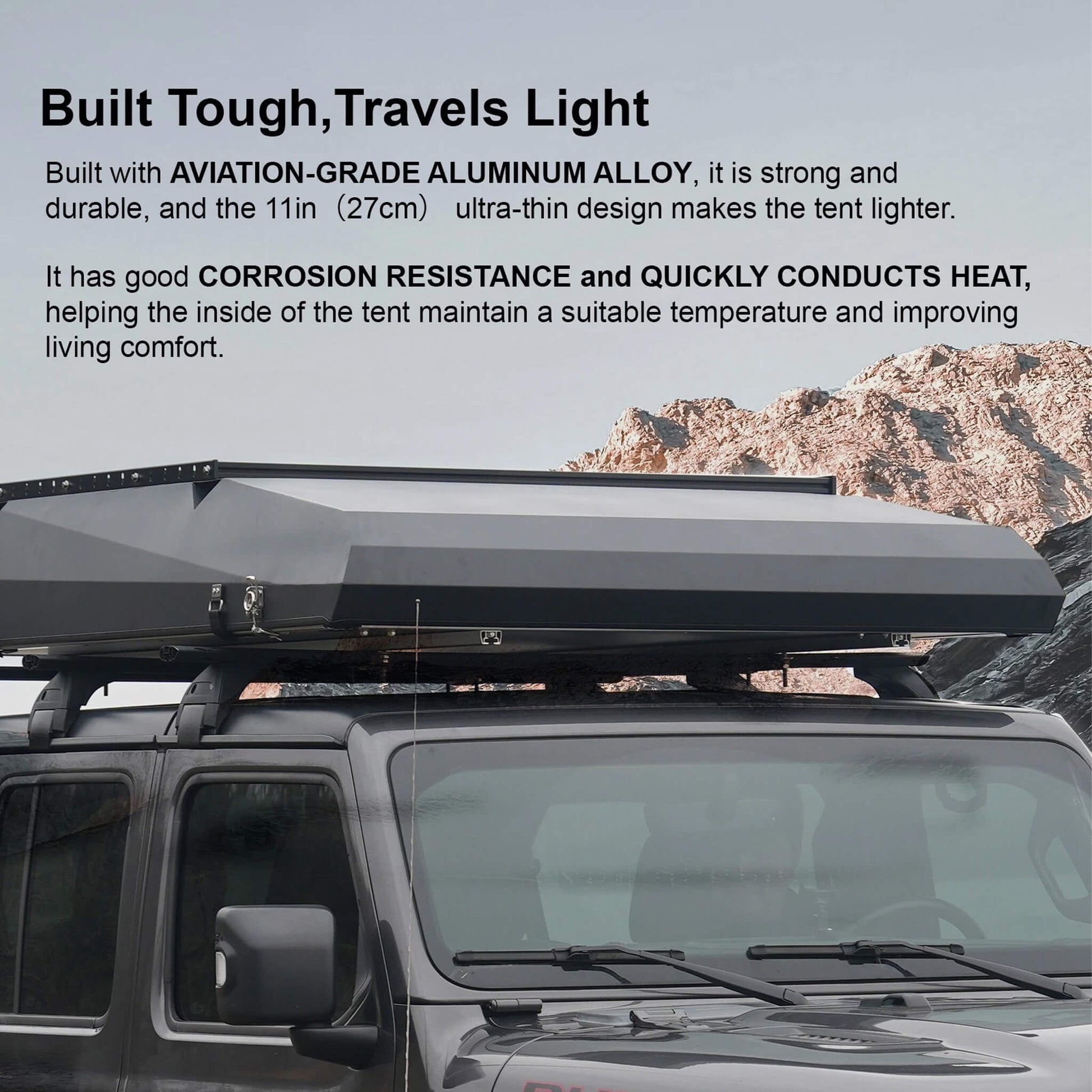 Naturnest Sirius 3 Premium 2XL 3-Person Clamshell Rooftop Tent (SAK62917)
