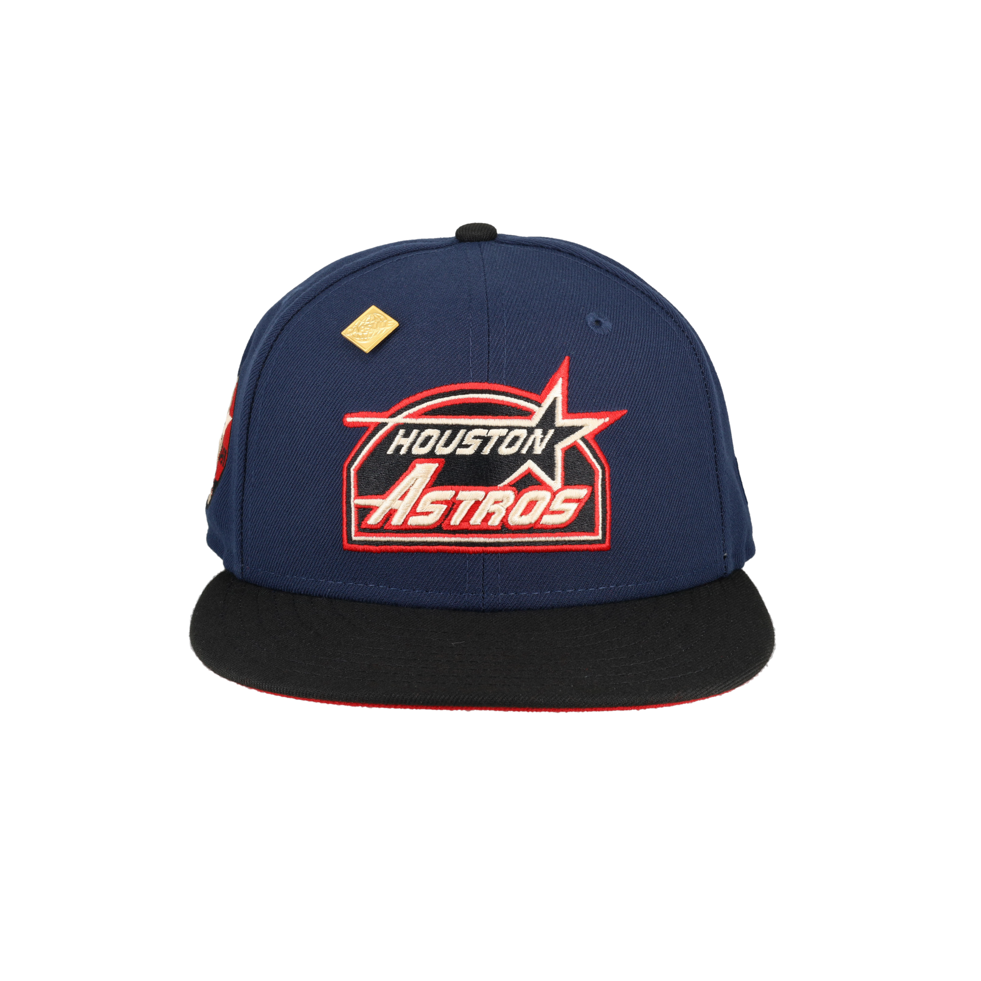 Houston Astros Midnight Crimson Collection 35 Great Years Fitted Hat