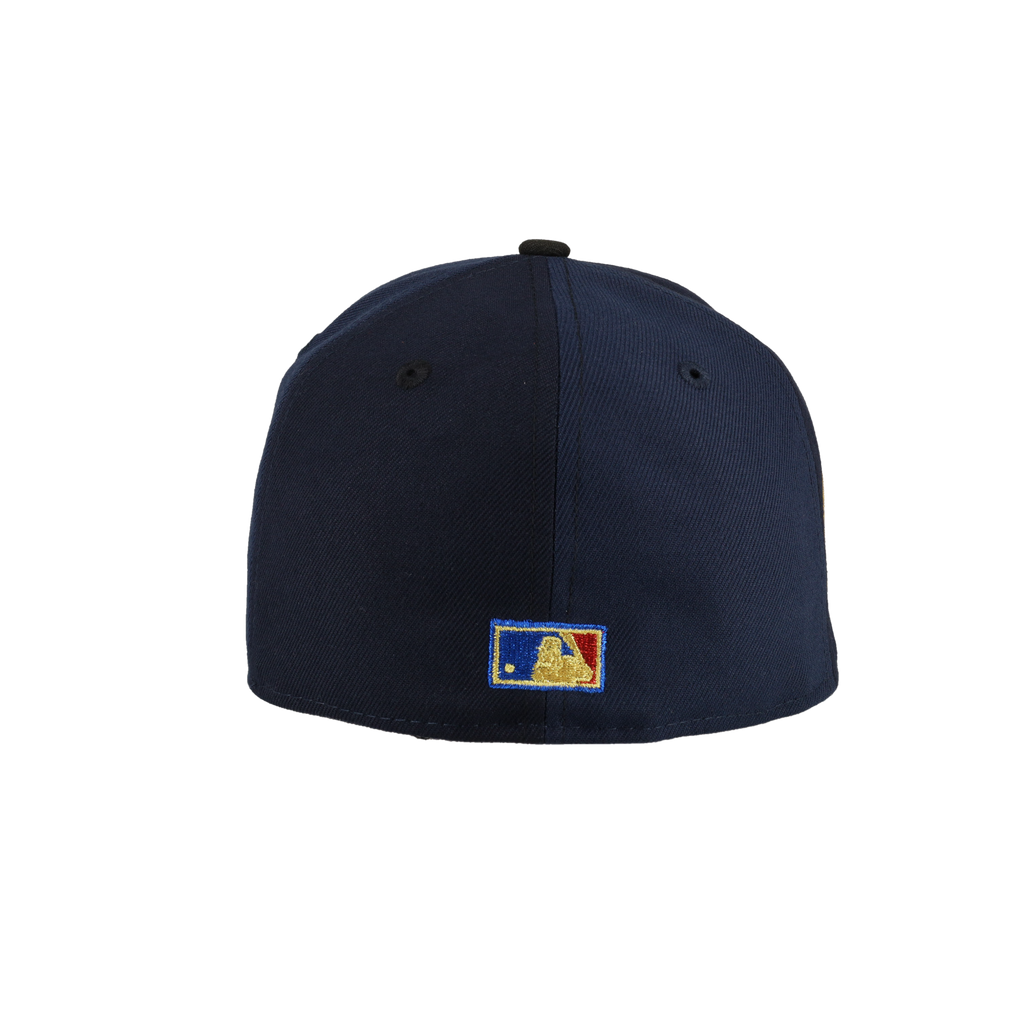 New York Yankees Navy Pinwheel 1962 World Series Patch 59Fifty Fitted Hat