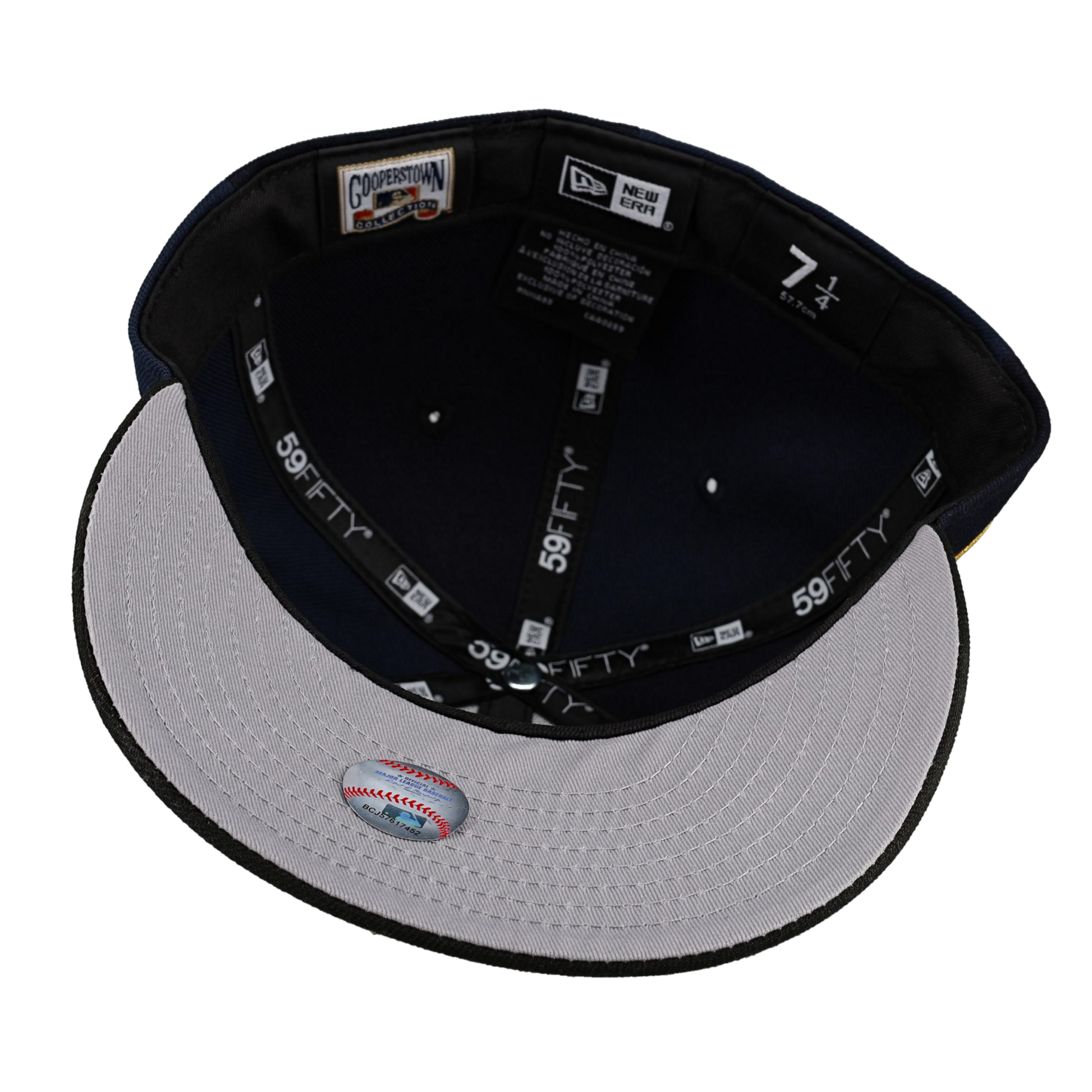 New York Yankees Navy Pinwheel 1962 World Series Patch 59Fifty Fitted Hat