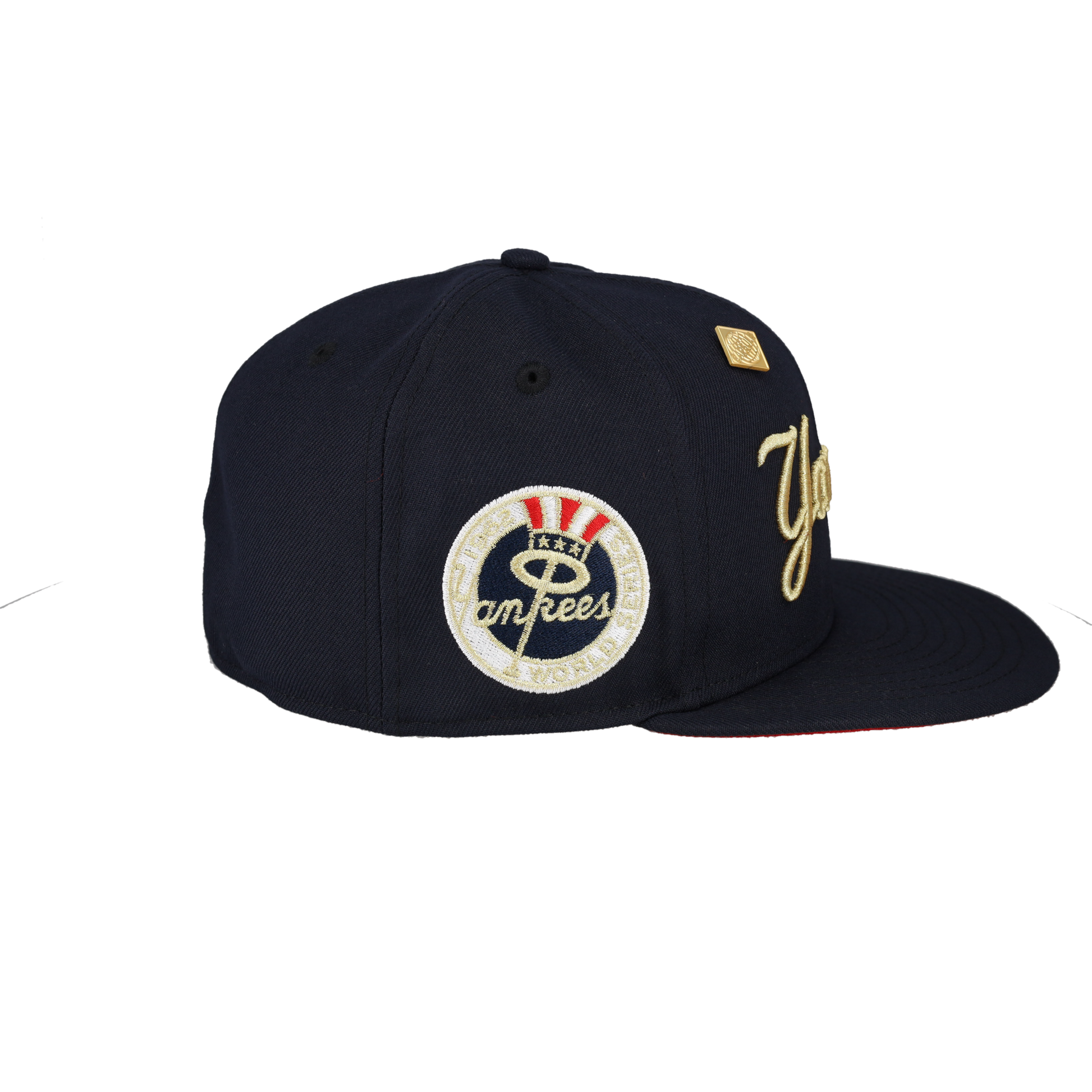 New York Yankees Script Logo 1962 World Series Patch 59Fifty Fitted Hat