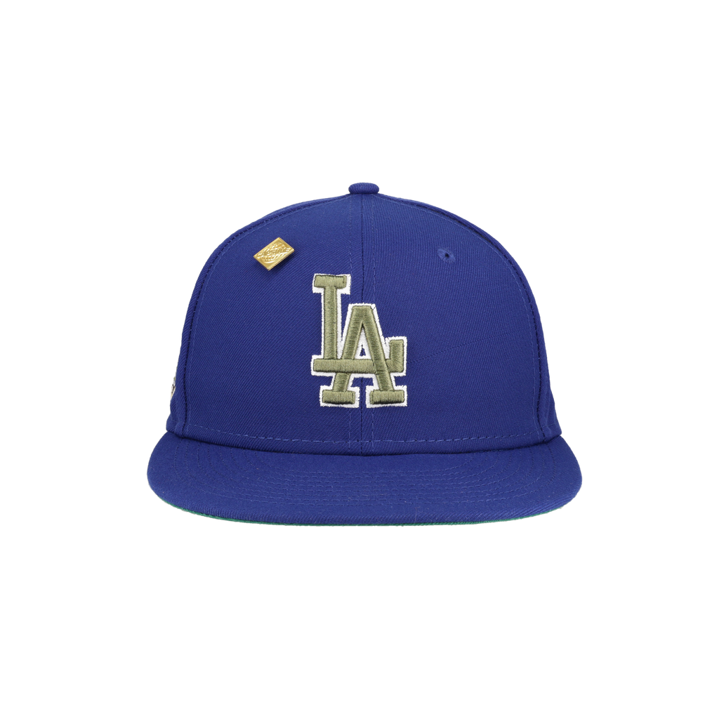 Los Angeles Dodgers 60th Anniversary Patch Floral Collection Fitted Hat
