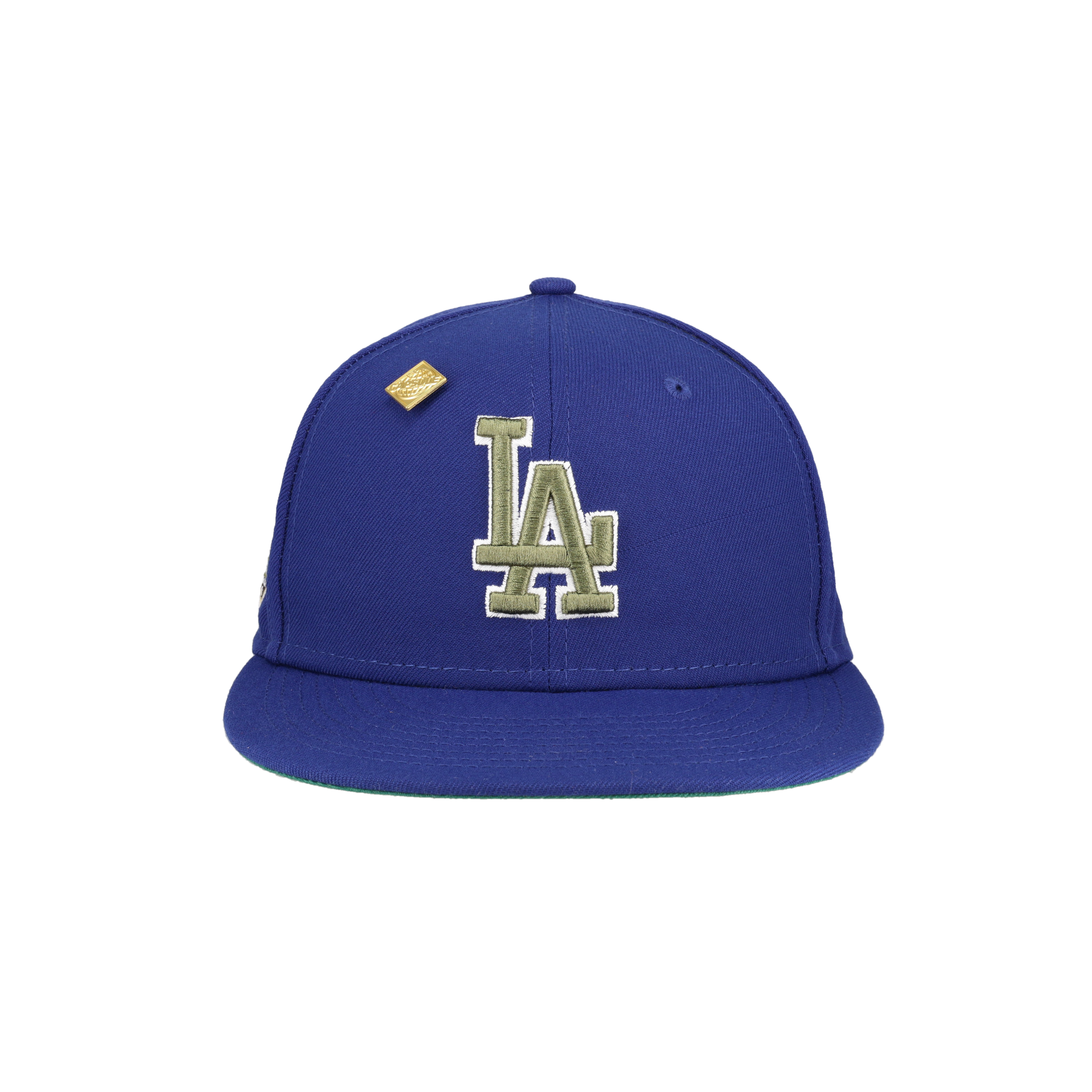Los Angeles Dodgers 60th Anniversary Patch Floral Collection Fitted Hat