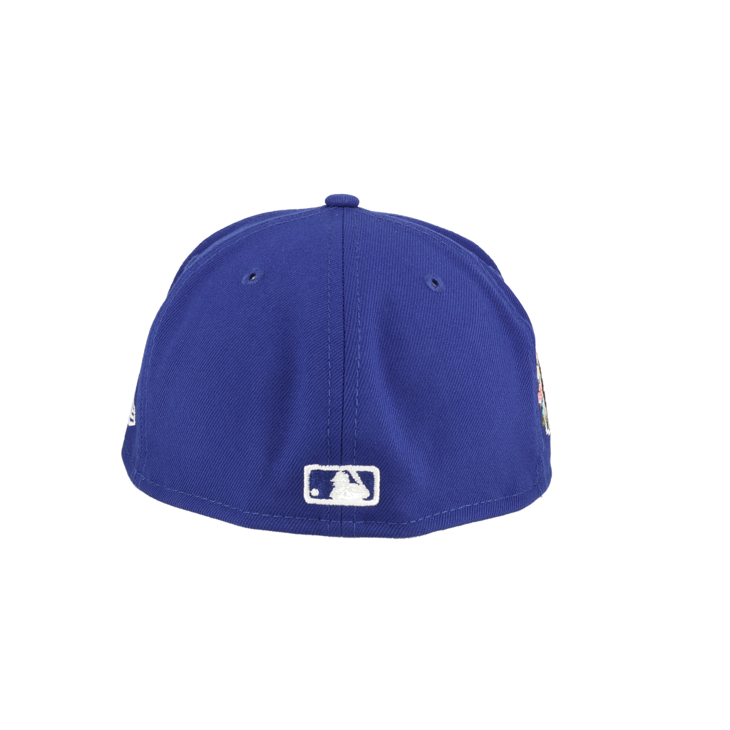 Los Angeles Dodgers 60th Anniversary Patch Floral Collection Fitted Hat