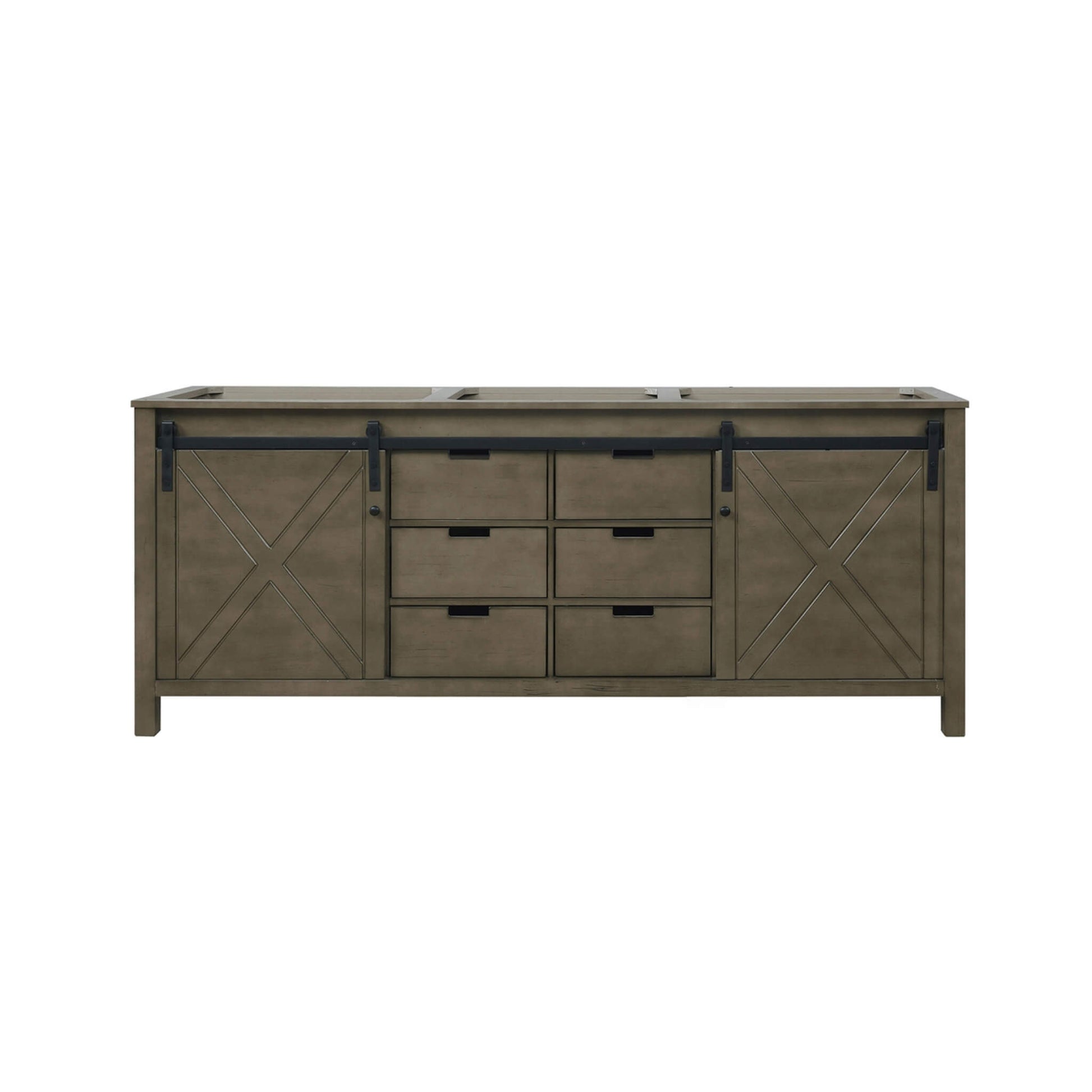 Nuvia 80-Inch Fully Assembled Double Bath Vanity With Soft Close Cabinets [No Countertop] (SAK53904)