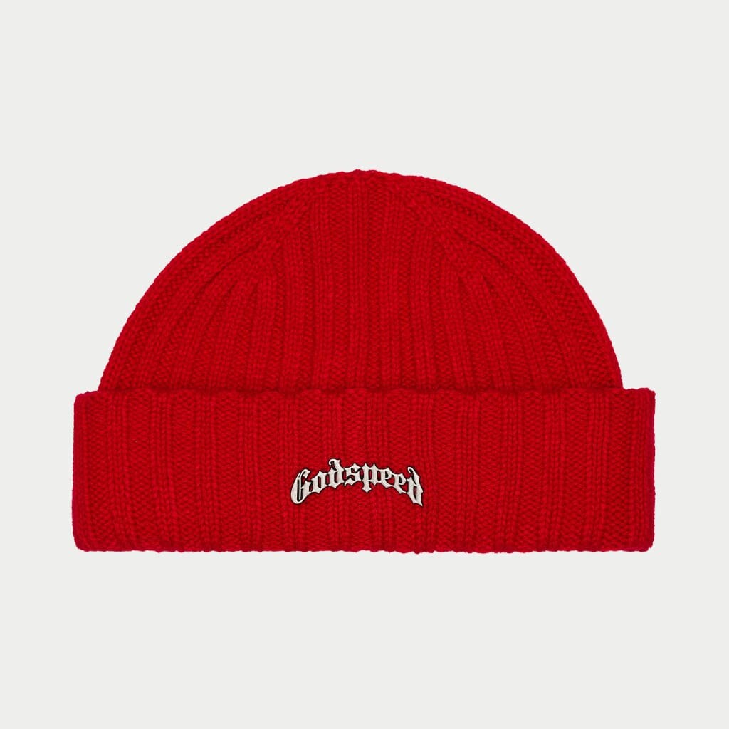 Godspeed Og Logo Emblem Beanie - Red