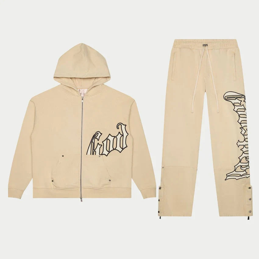 GODSPEED OG Logo Sweatsuit V2 (Creme/Bone)
