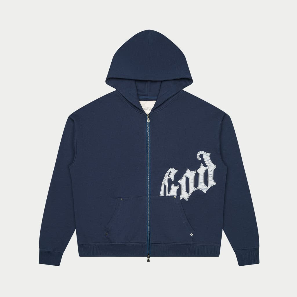 Godspeed OG Logo Hoodie V2 (Navy Washed)