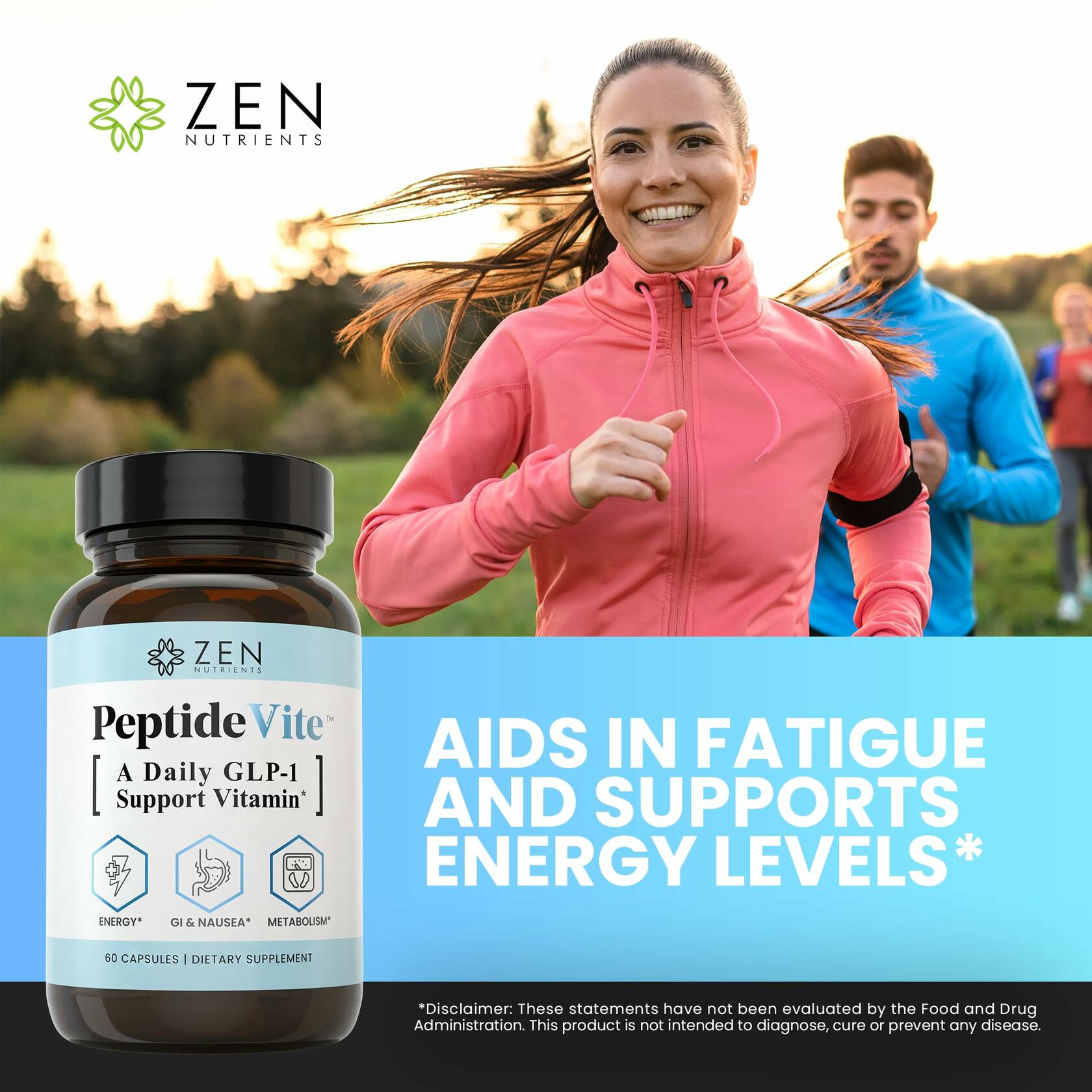 PeptideVite Multivitamin Supplement for Metabolic Health and Nausea Support