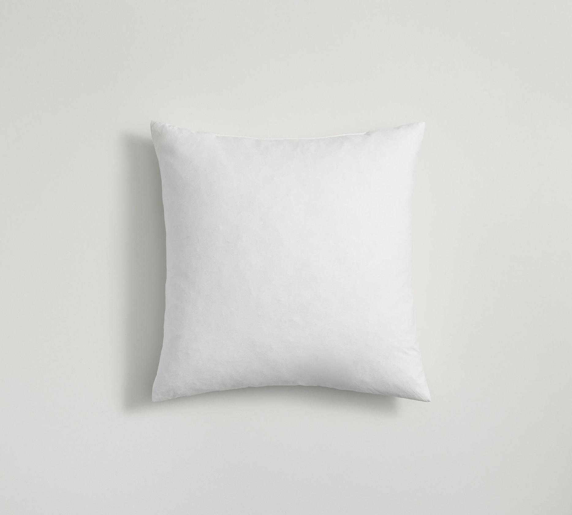 Pottery Barn 1 Pieced Suede Pillow cover & 1 Down Feather Pillow Insert 20"x20"