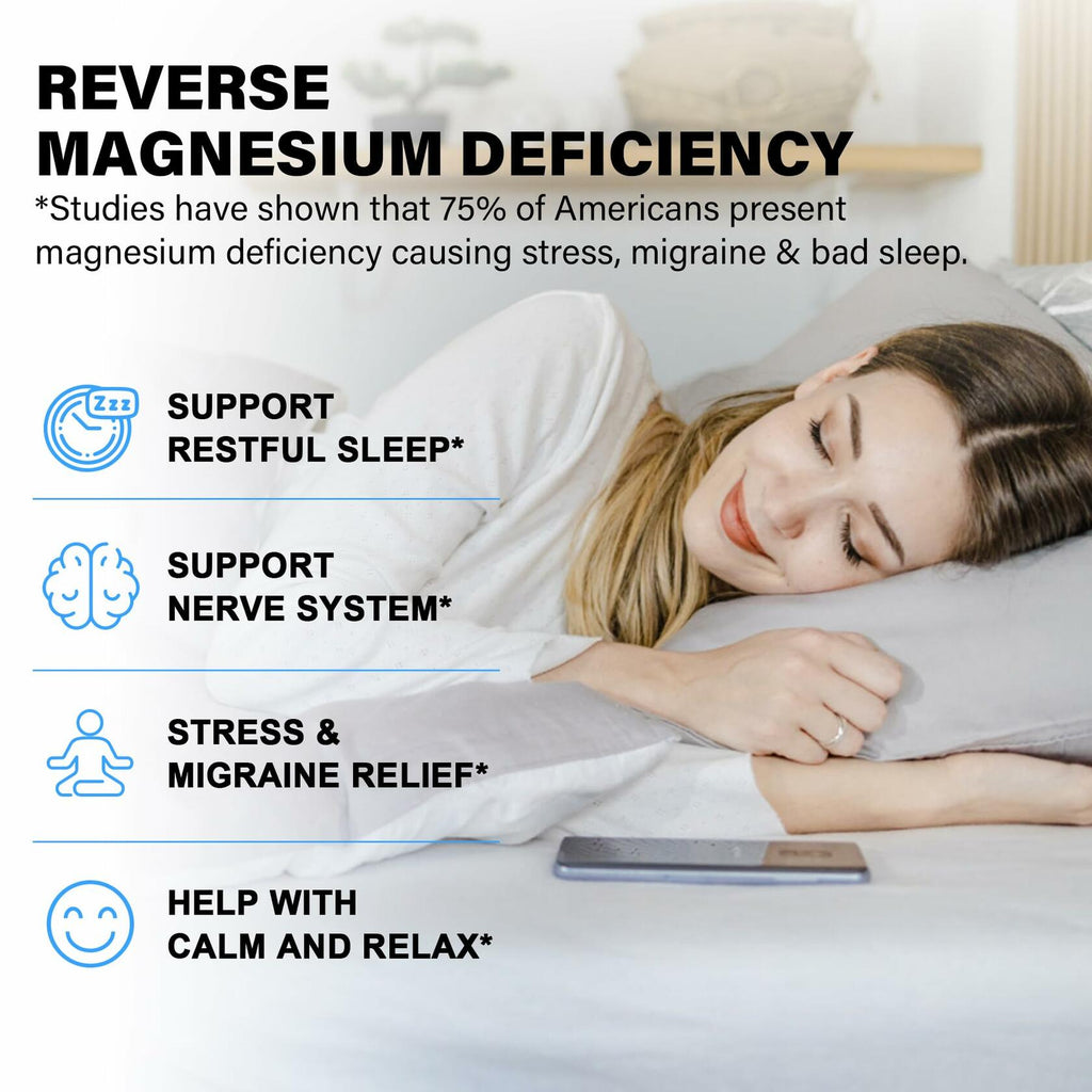 Magnesium Complex Supplement 8 Forms, 500mg Pack of 2, Total 120 Vegan Capsules