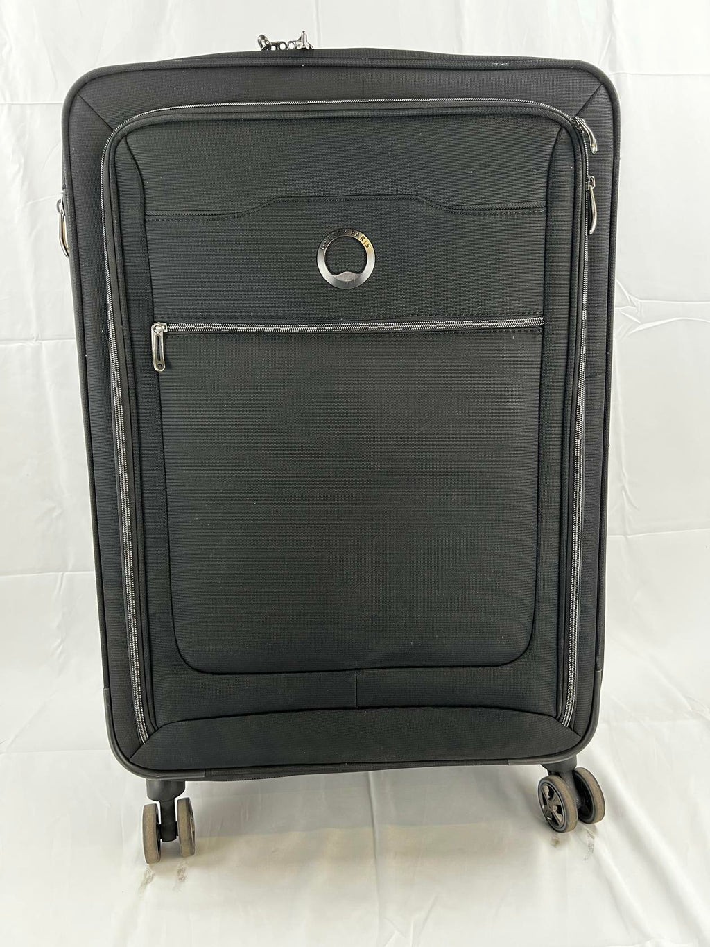 DELSEY Paris Softside Expandable Luggage with Spinner Wheels, Black. Large and - Very Good