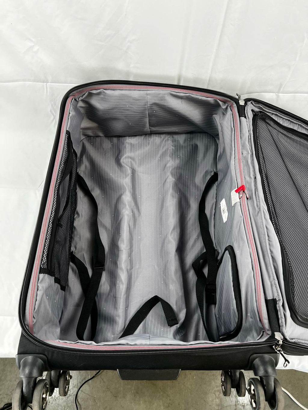 DELSEY Paris Softside Expandable Luggage with Spinner Wheels, Black. Large and - Very Good