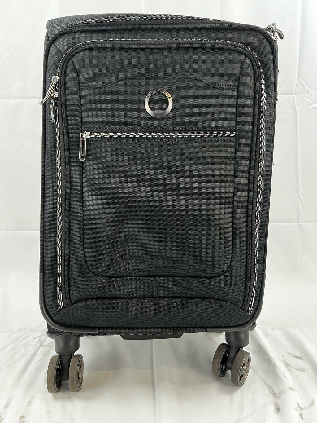 DELSEY Paris Softside Expandable Luggage with Spinner Wheels, Black. Large and - Very Good
