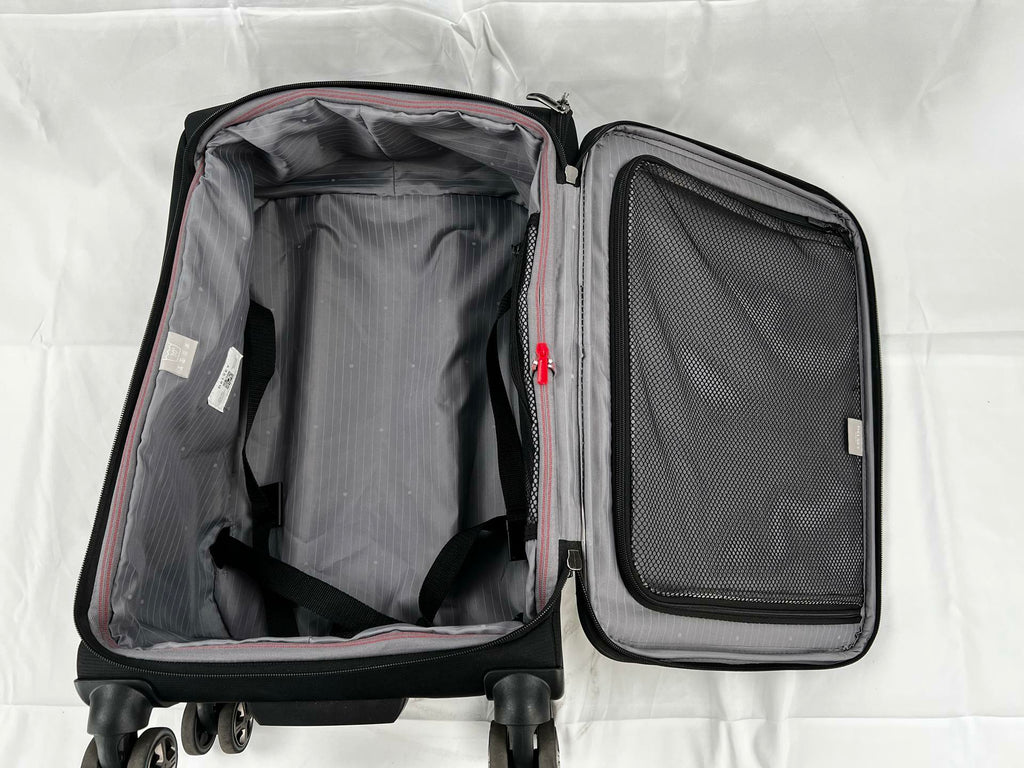 DELSEY Paris Softside Expandable Luggage with Spinner Wheels, Black. Large and - Very Good