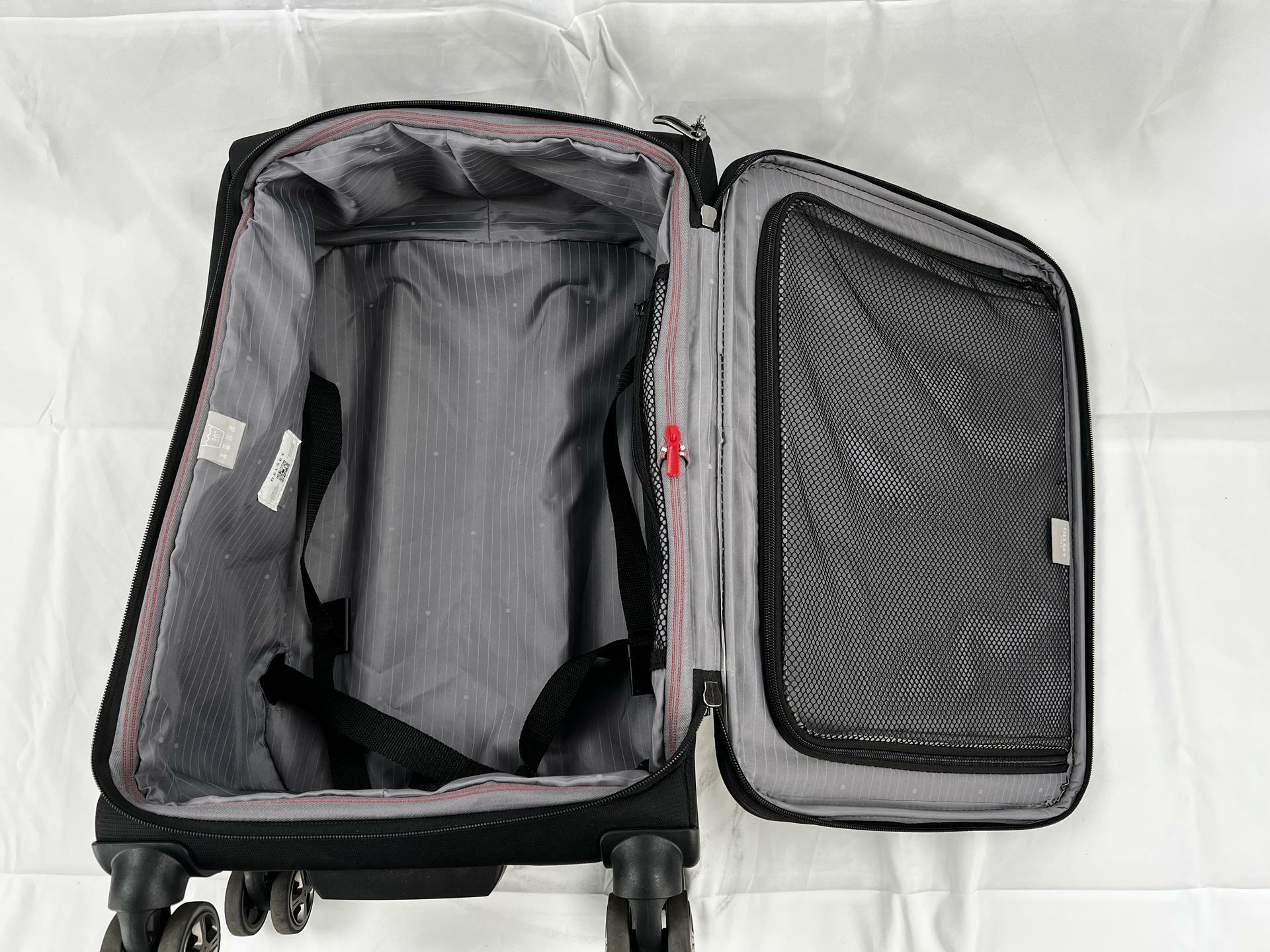 DELSEY Paris Softside Expandable Luggage with Spinner Wheels, Black. Large and - Very Good