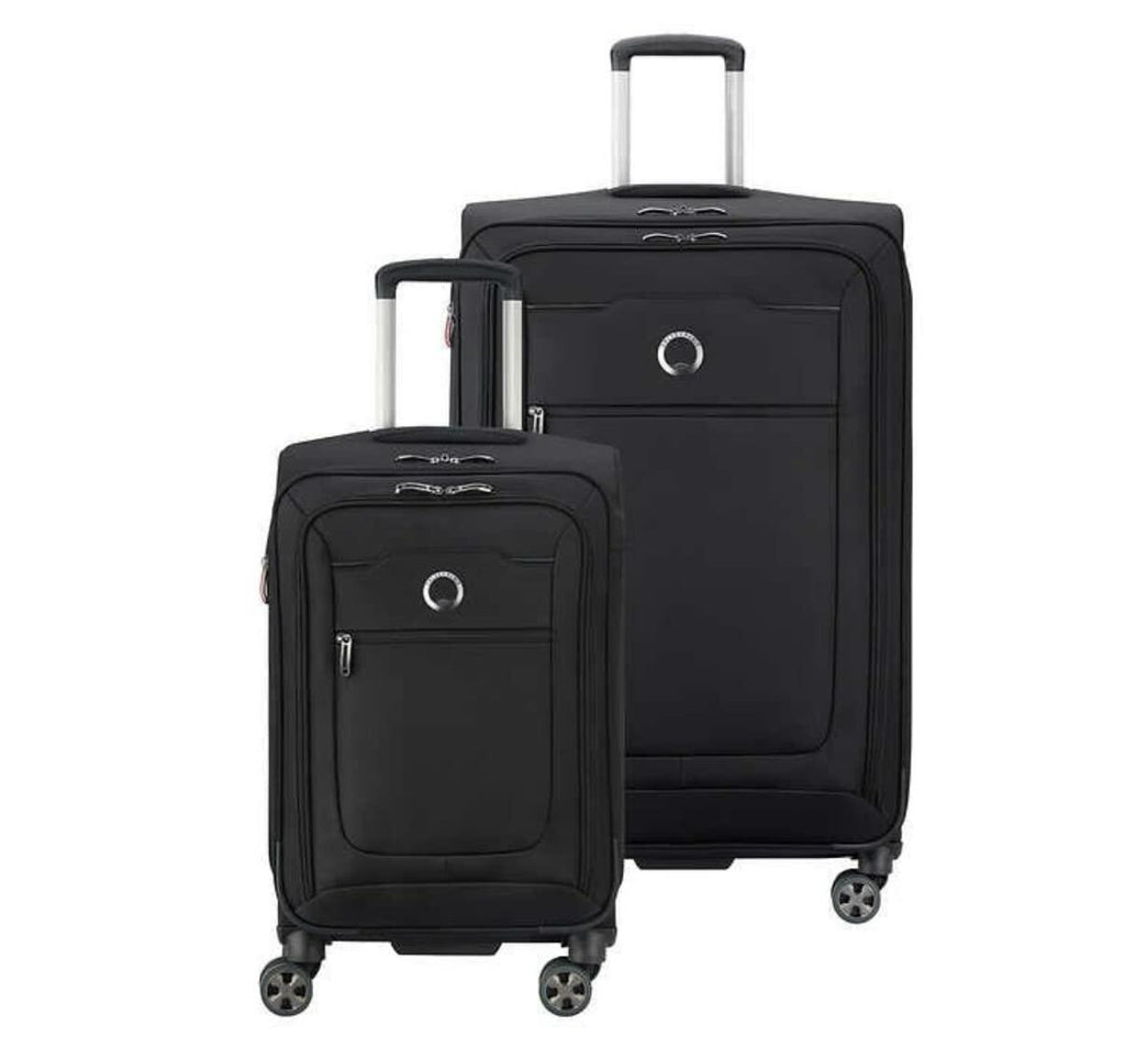 DELSEY Paris Softside Expandable Luggage with Spinner Wheels, Black. Large and - Very Good