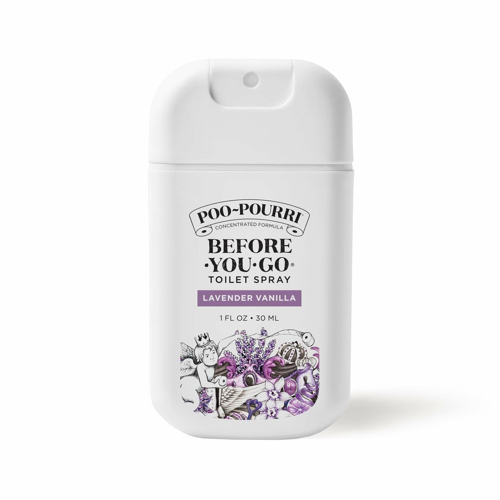 Poo-Pourri Toilet Spray Lavender Vanilla 1 Fl Oz Pocket Travel Size