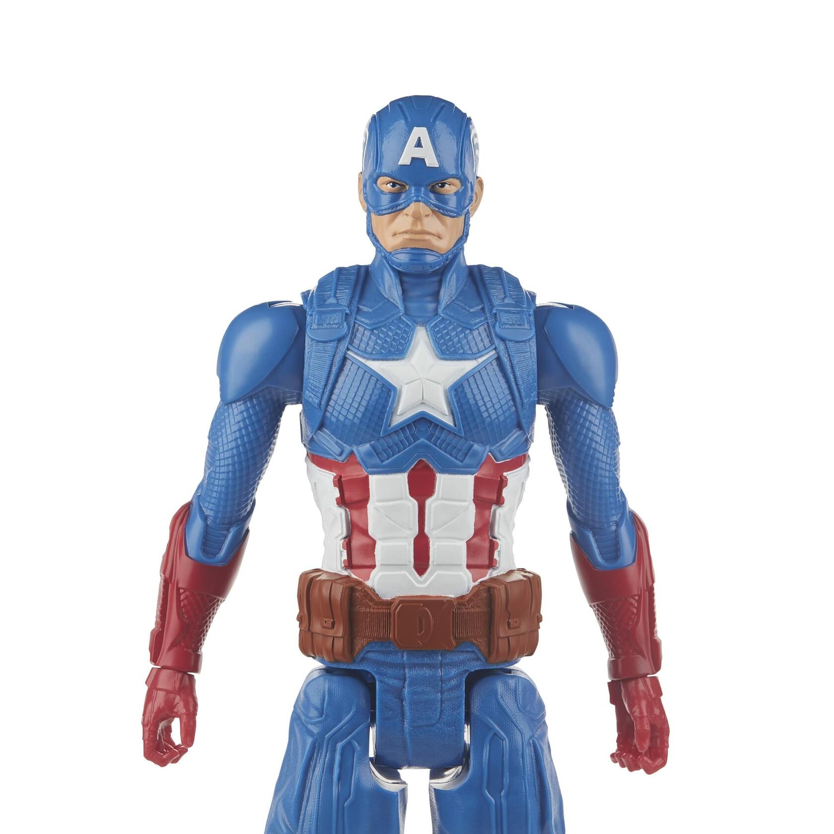 Marvel Avengers Titan Hero Captain America Figure 30cm Action Toy