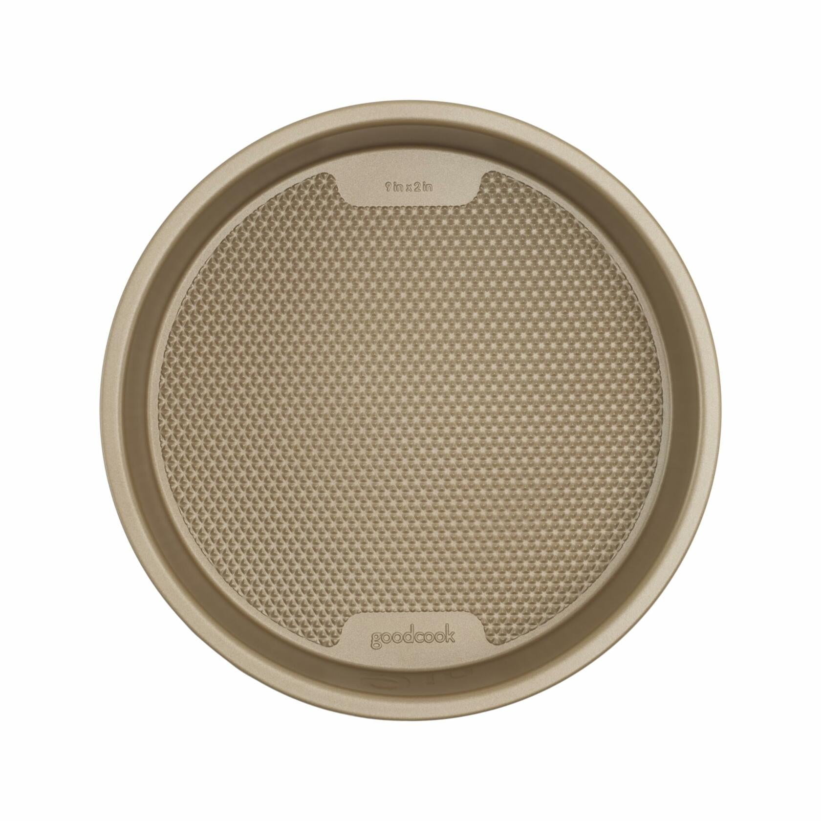 GoodCook BestBake 9" Nonstick Textured Carbon Steel Round Pan, Bronze
